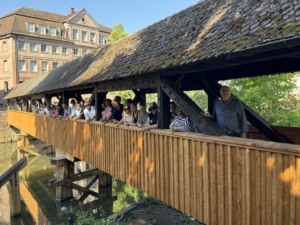 kurze Rast auf dem Henkersteg